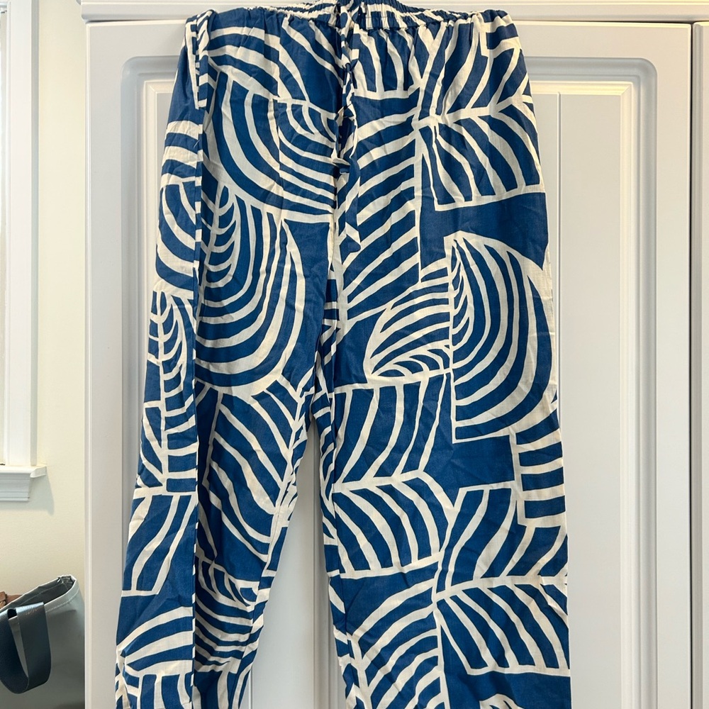 Mister Zimi Blue and White Striped Pants